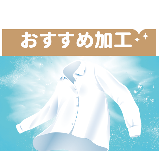 明治屋クリーニングのおすすめ加工